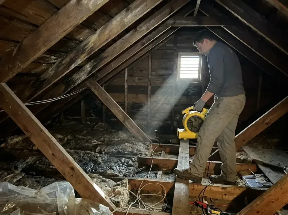 attic-water-damage-drying-proc-007 — frequently asked questions, Emergency Water Extraction & 24/7 Flood Response in Happy V…
